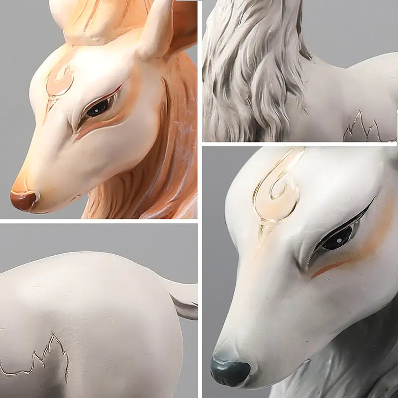 Luxury Nordic Charm Resin Deer Statue