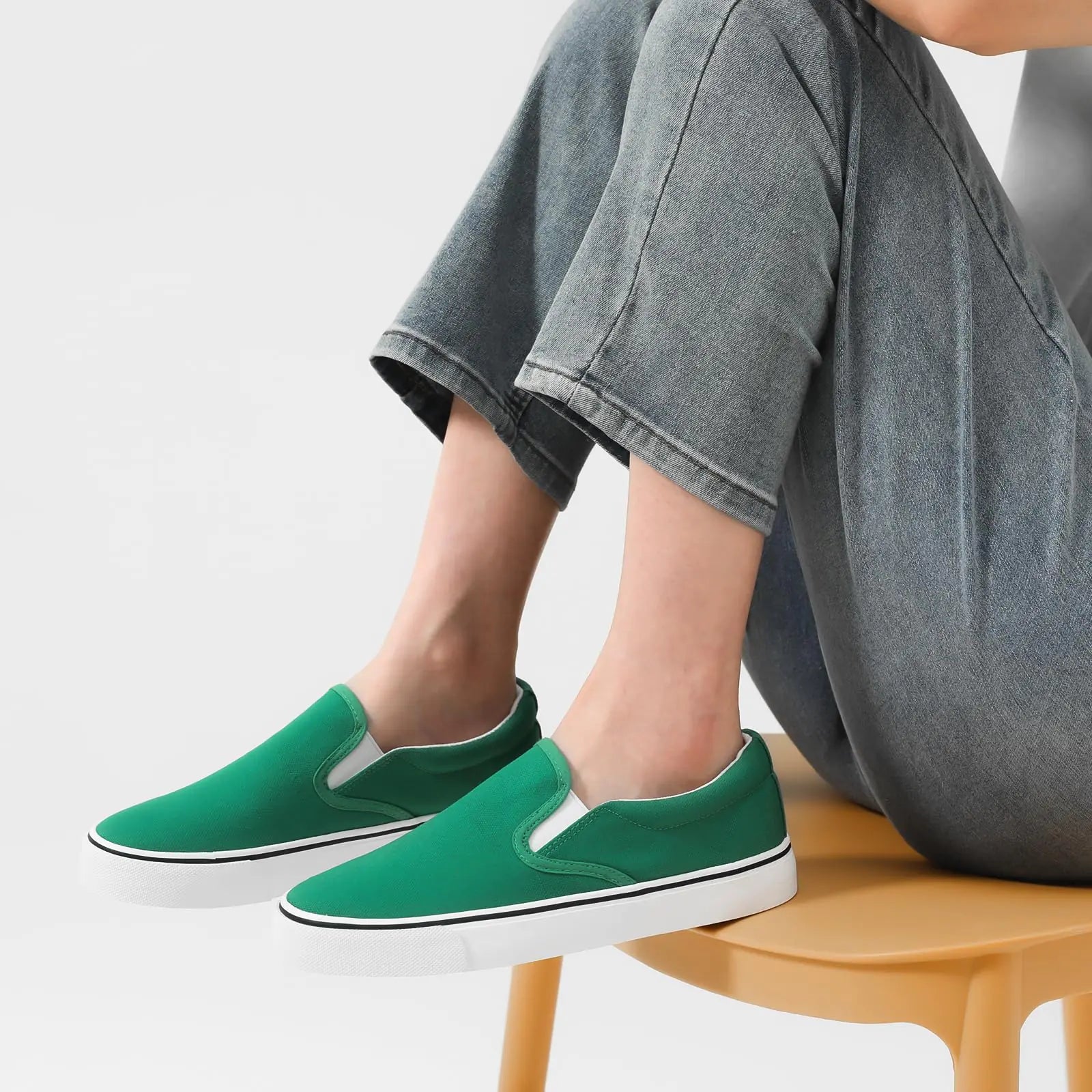 Women's Non-Slip Slip-On Canvas Sneakers