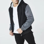 Men's Casual Furry Hoodie Jacket