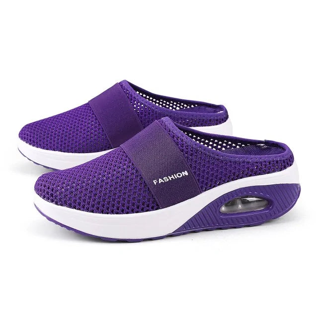 Breathable Lightweight Walking Shoes Slip-On Mesh Sneakers Trainers