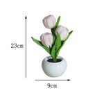 LED Tulip Flower Table Lamp