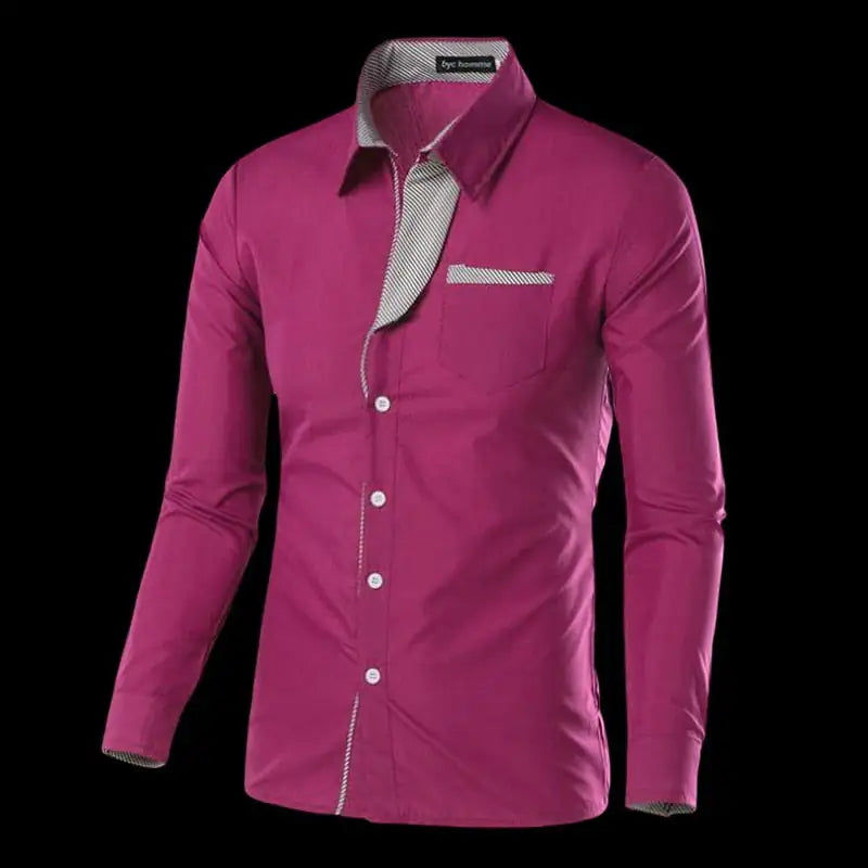 Men's Slim Fit Designer Formal Dress Shirt