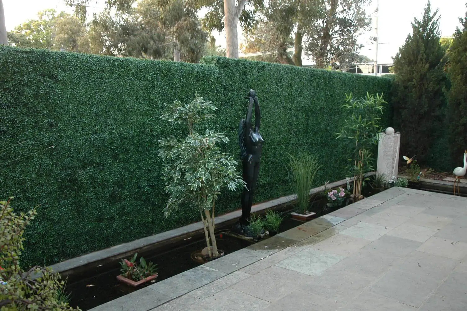 Premium Faux Green Wall with UV Protection