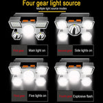 Rechargeable Hiking Camping LED Headlamp