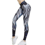 Bold Wing-Printed Leggings