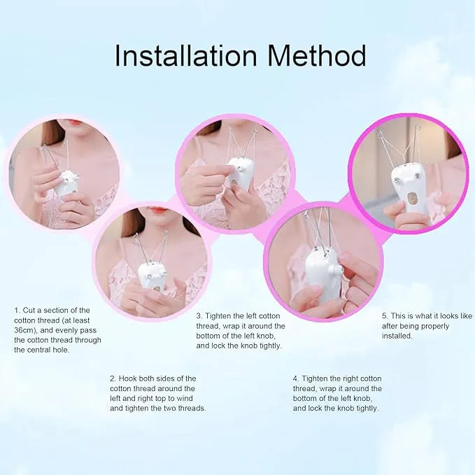 Portable electric shaver