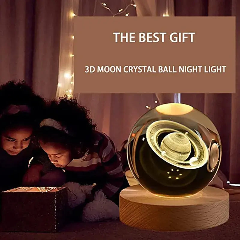 Galaxy Crystal Ball Night Light