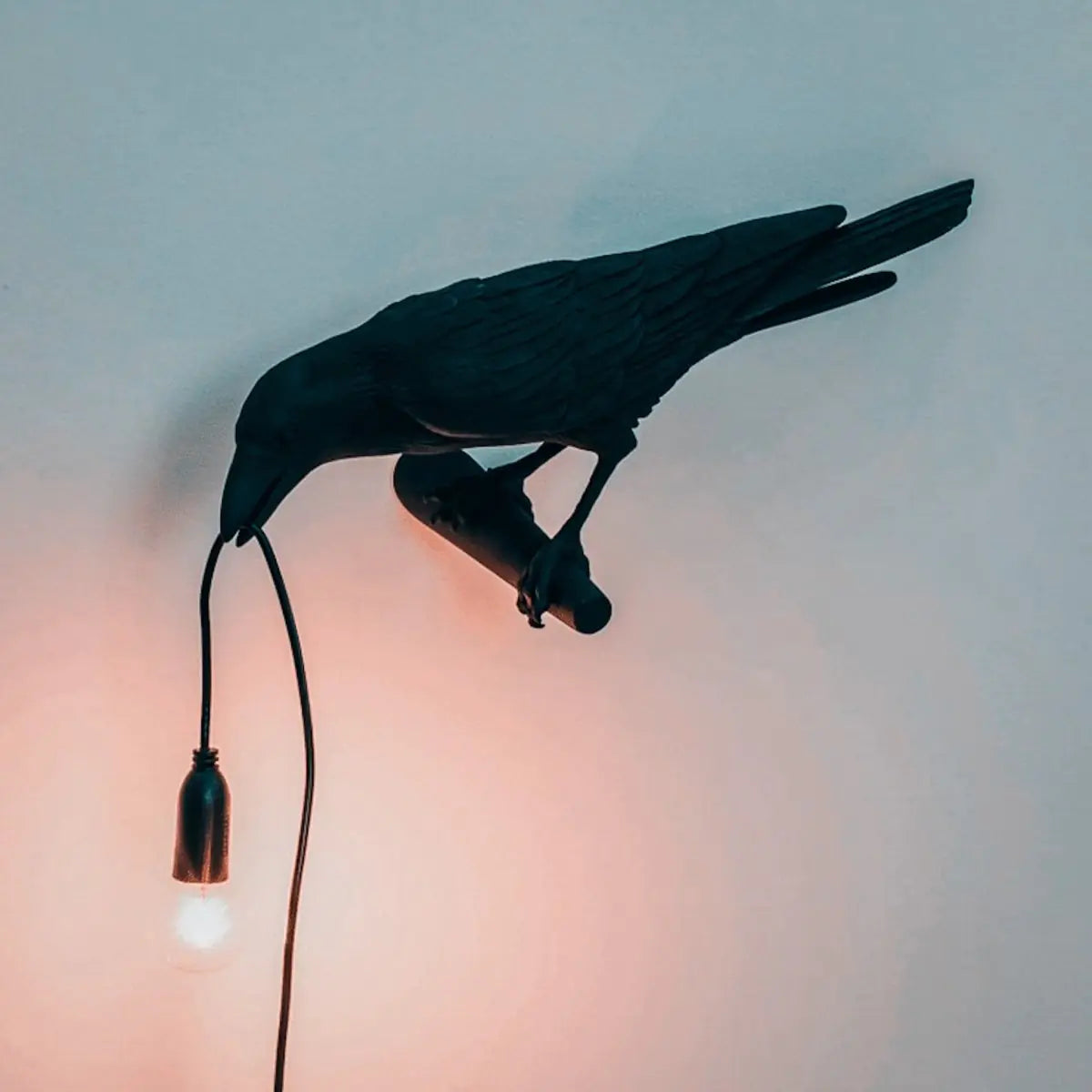 Stylish Raven Figurine Light