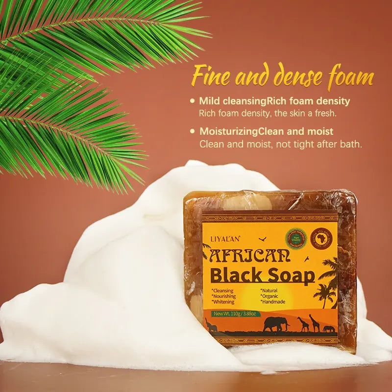 Organic Handmade African Black Soap Bar
