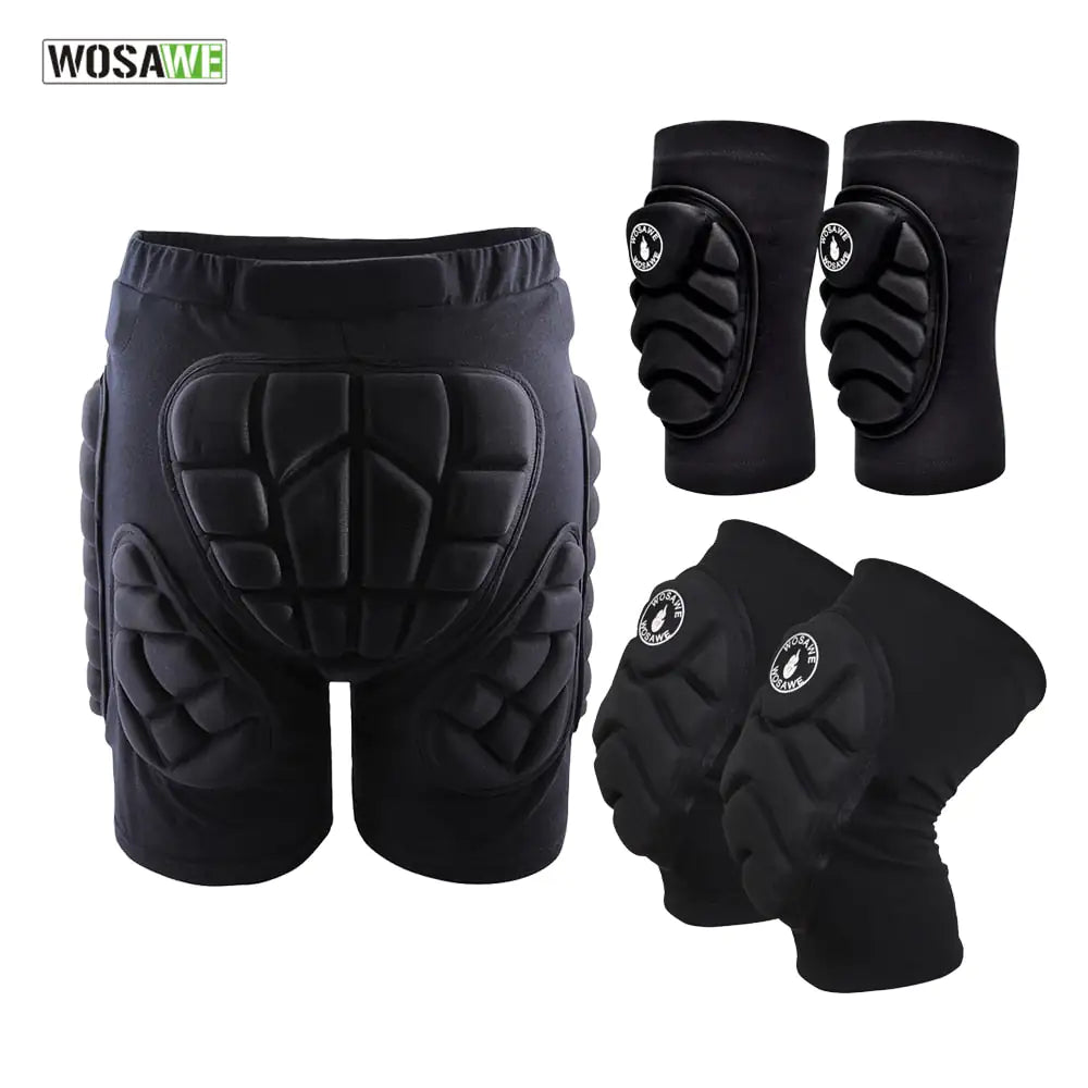 Shock Absorbing Hip Protection Biking Shorts