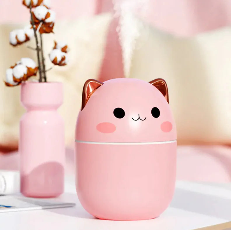 Cute Cat Ultrasonic Air Humidifier