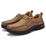 Men's Casual Breathable Leather Loafers Shoes