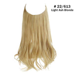 Long, wavy light-blonde hair extension/weft shown against a white background, labeled “#10H24B” on the right.