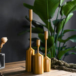 Gold Plated Candle Holder Set