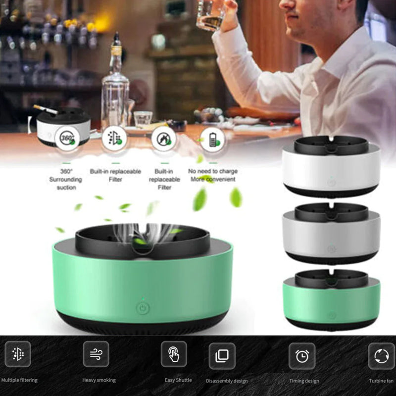 Smoke Removal Air Purifier Ashtray