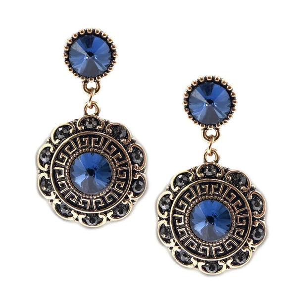 STOMART.CO.UK Bloom Handcrafted Sapphire Earrings