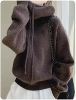 Women's Australia Wool Hooded Sweater