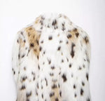 Oversized animal print jacket