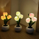 LED Tulip Flower Table Lamp