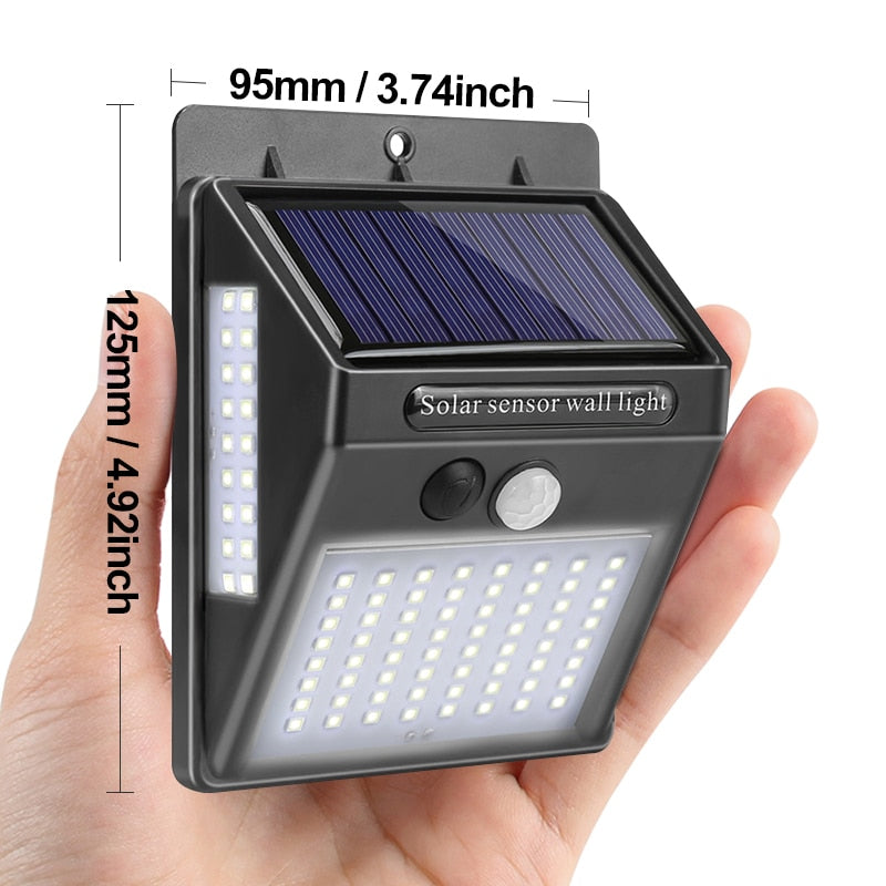 Solar Powered Motion Sensor LED Light