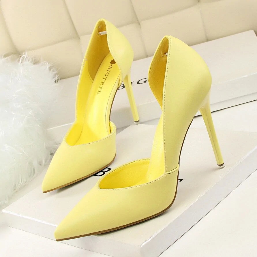Women's Pointed Shallow Mouth Wedding Shoes