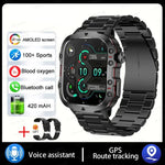 STOMART.CO.UK Military Smartwatch For Men Jewellery & Watches Free Text