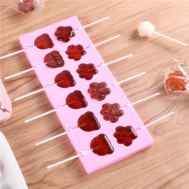 Silicone Lollipop Chocolate Candy Molds