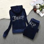 Women's Juicy Couture Tracksuit with Comfortable Hoodie