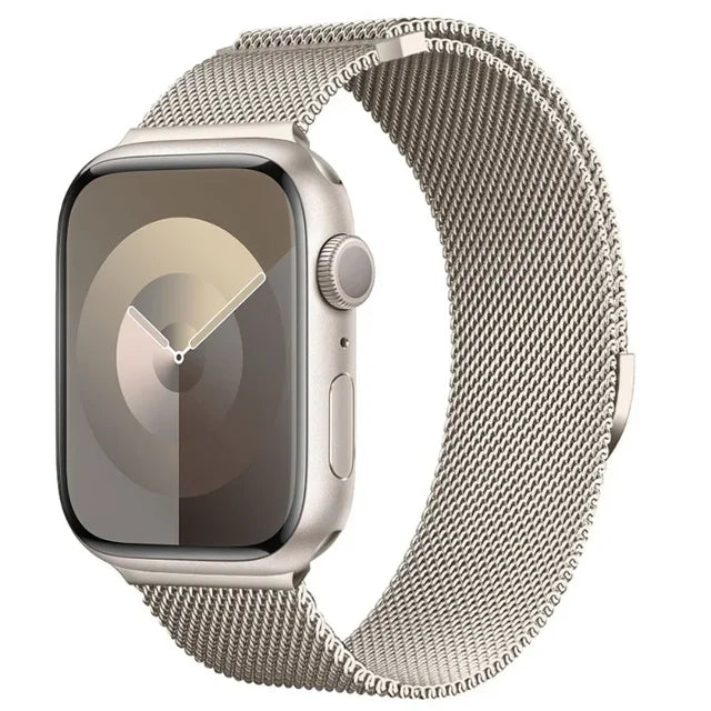 STOMART.CO.UK Milanese Loop Metal Band for Apple Watch Jewellery & Watches Free Text