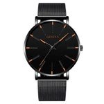Men's Minimalist Stainless Steel Watch