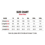 AI ChatGPT Hoodies Sweatshirt Size Chart