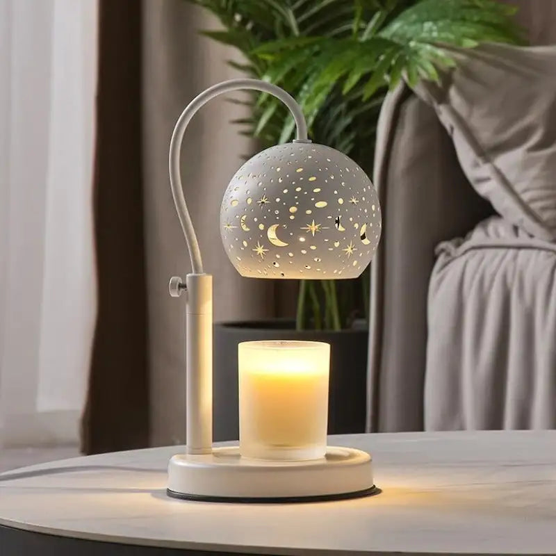 Starry Sky Electric Warm Candle Lamp