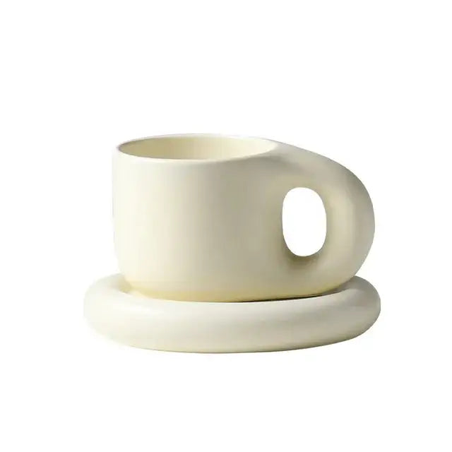 Ink Splash Fat Handle Mug