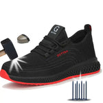Air Mesh Steel Toe Shoes side view