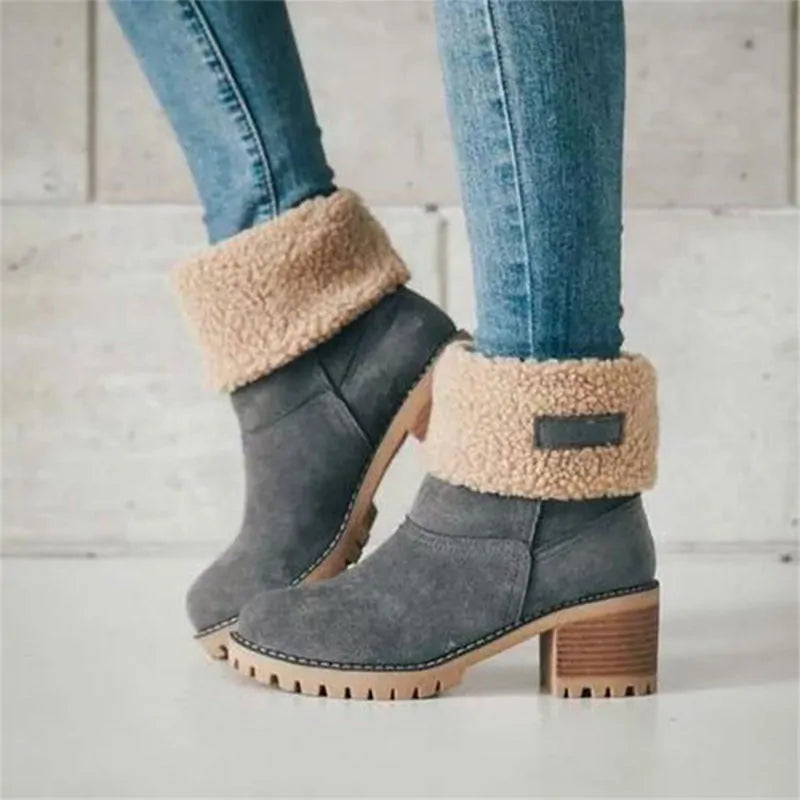 Cozy Snow Boots with Fur