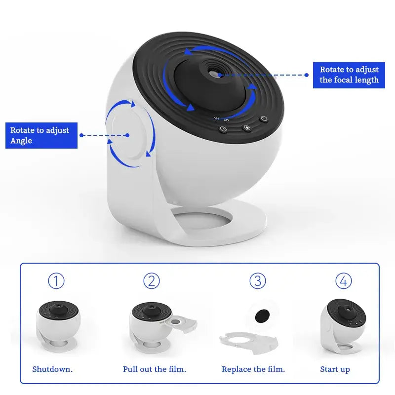 Night Light Galaxy Starry Sky Projector