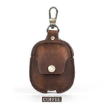 Wireless Earphones Genuine Leather Case