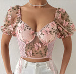 Mesh Spliced Tank Top