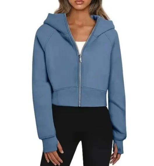 Cozy Women's Long Sleeve Hooded Sweatshirt