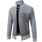 Men's Urban Stripe Zip Sweater Jacket