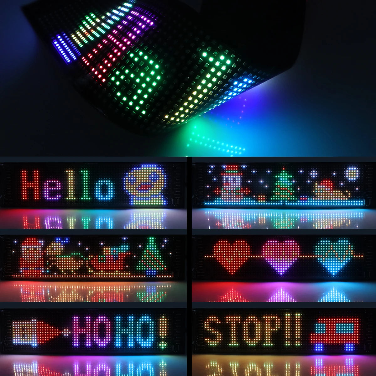 Multi-Coloured Lights Matrix Panel