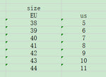 Luxurious Baotou Home Comfort Slippers Size Chart