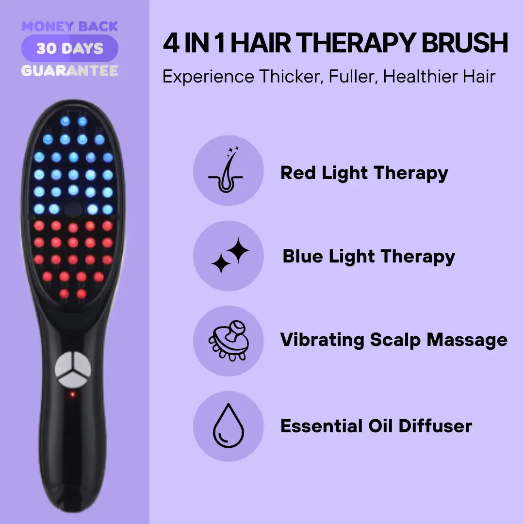 Light Therapy Skincare Hair Brush