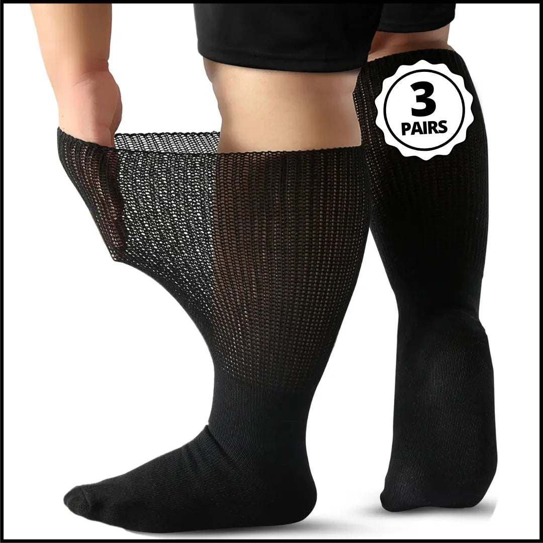 Extra Support Wide Stretch Socks