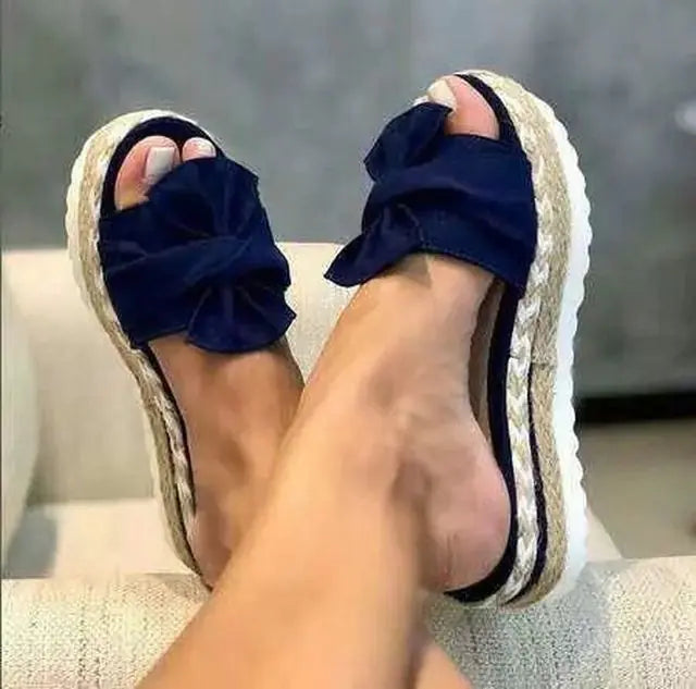 Comfortable Summer Wedge Slippers