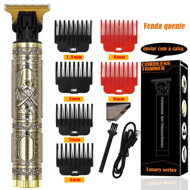 STOMART.CO.UK USB Vintage Electric Hair Trimmer Trendy Gadgets Free Text