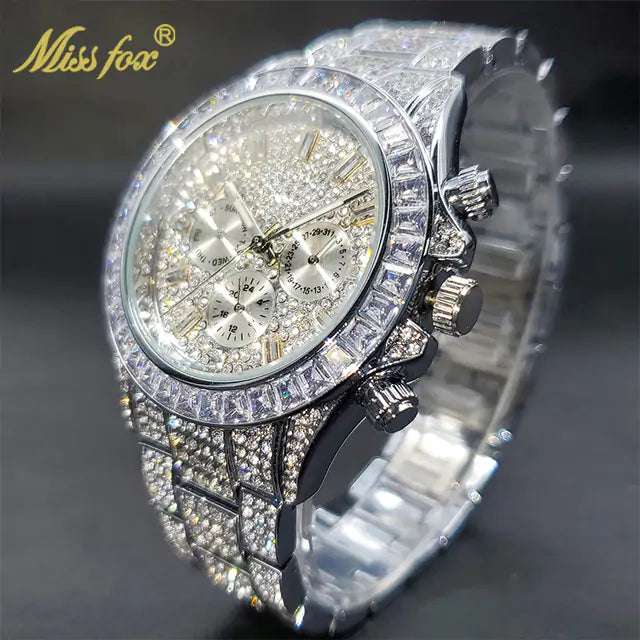 Diamond-Studded Watch