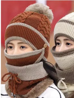 Fashionable beanie and scarf