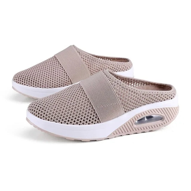 Lightweight Walking Shoes Slip-On Mesh Sneakers Trainers