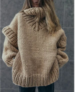Bold and Cozy: Oversized Camouflage Women Sweatshirt